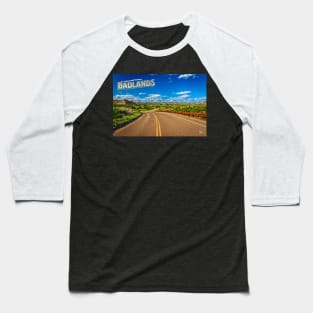 North Dakota Badlands Baseball T-Shirt